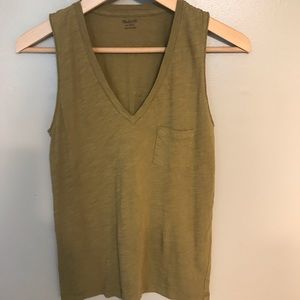 Madewell V-neck tank top
